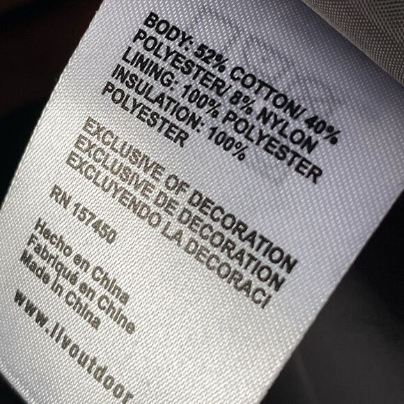 LIV Outdoor Gray “Avery” Lined Mid Length Parka w/Fleece in Hood (Size: Medium) - Picture 10 of 16